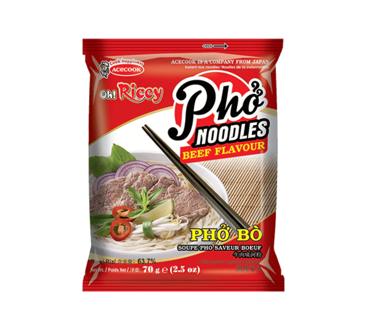 ACECOOK Pho Beef 71g