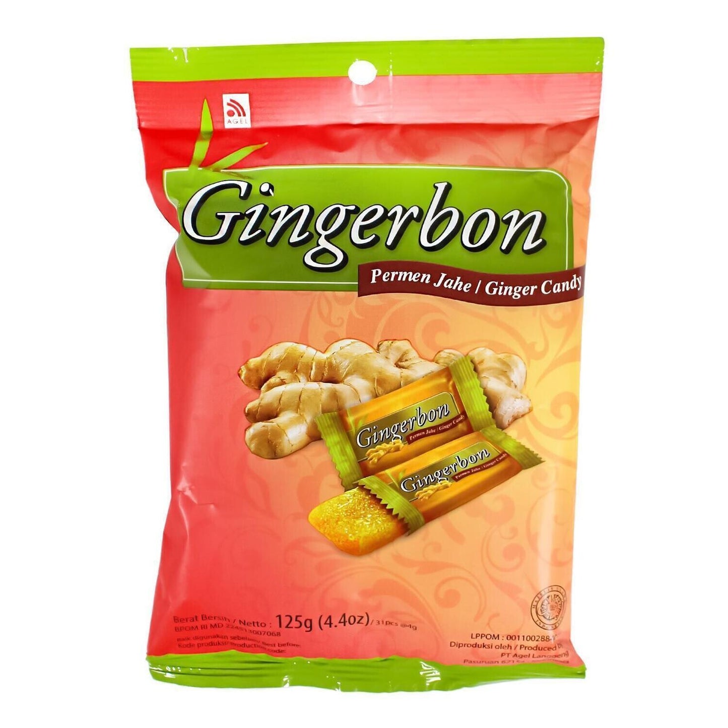 AGEL Ingwerbonbon 125g