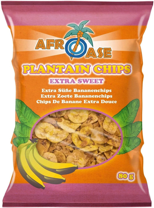 AFROASE Bananenchips extra sweet 80g