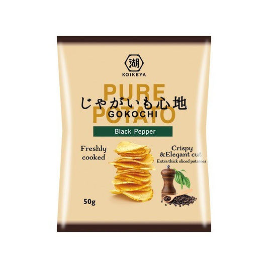 KOIKEYA schwarzer Pfeffer Chips 50g