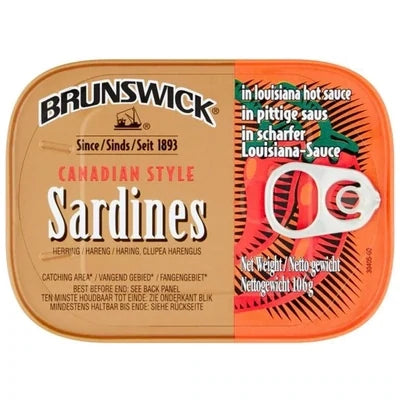 BRUNSWICK Sardine in Louisian Hot Sauce 106g