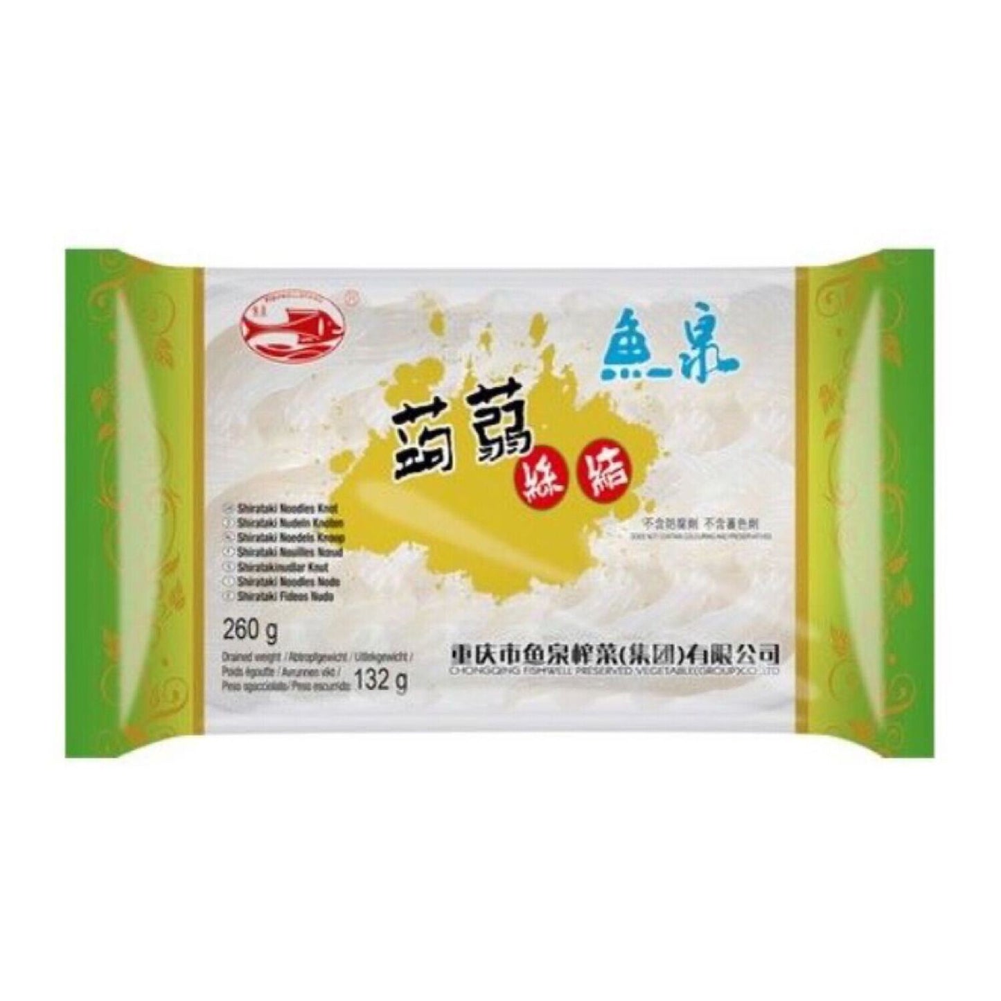 FISH WELL Shirataki Nudeln Knoten 260g/132g (ATG)