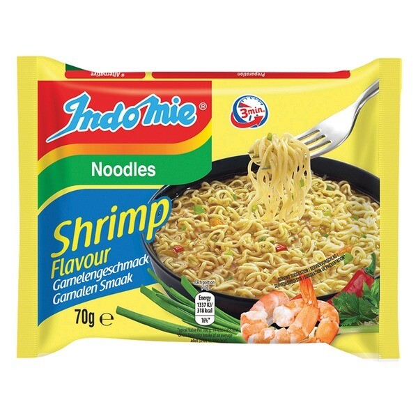 Indomie Shrimp Flavour/ Garnelen Geschmack 70g