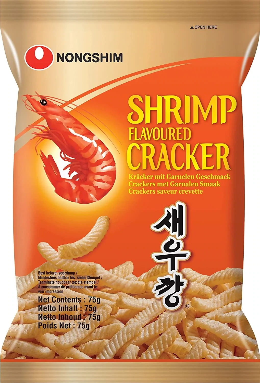 Nongshim Shrimp/ Garnelen Cracker 75g