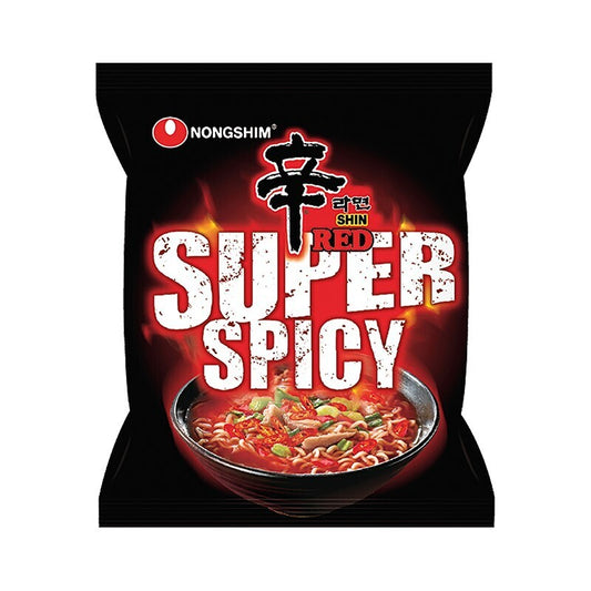 Nongshim Shin Red Super Spicy Ramyun 120g