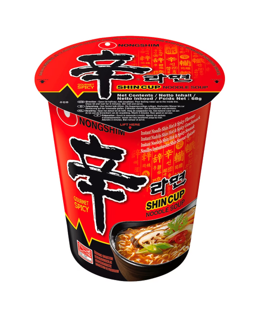 Nongshim Shin Ramyun Cup Noodles 68g