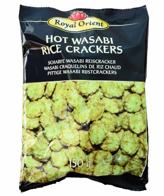 ROYAL ORIENT Hot Wasabi Rice Crackers 150g