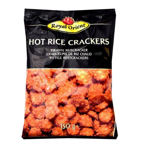 ROYAL ORIENT Hot Rice Crackers 150g