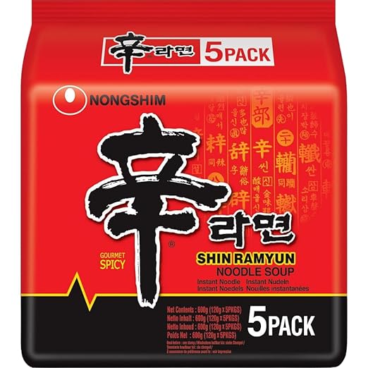 NONGSHIM Shin Ramyun 5 x 120 g à Beutel 600 g