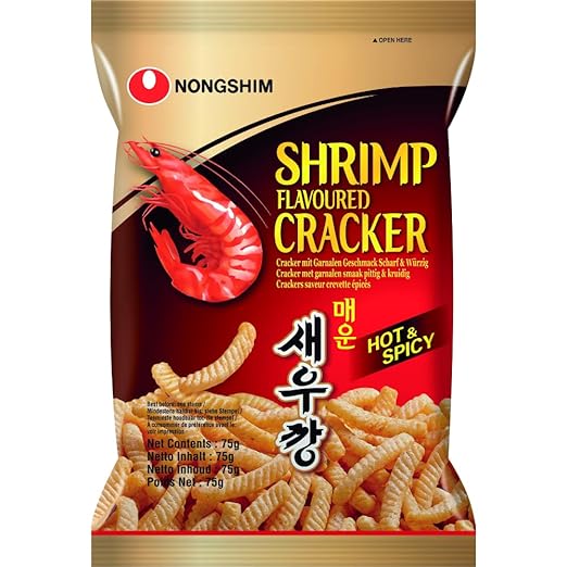 Nongshim Shrimp/ Garnelen Cracker scharf 75g