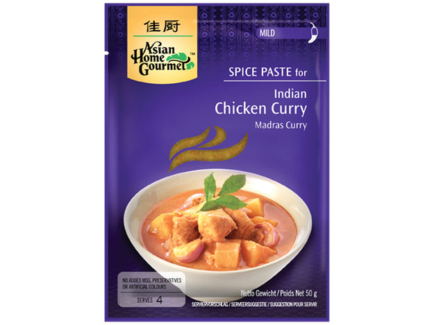 AHG Chicken Curry indisch Gewürzpaste 50g