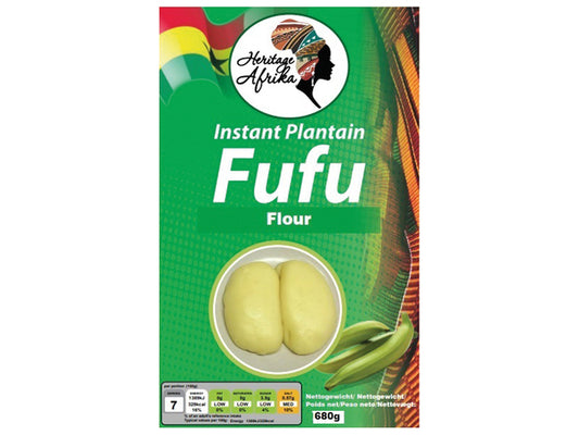 HERITAGE AFRIKA instant plantain Fufu Mehl 680g