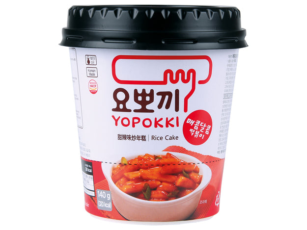 YOPOKKI Instant Topokki mit süß-scharfer Sauce 140g