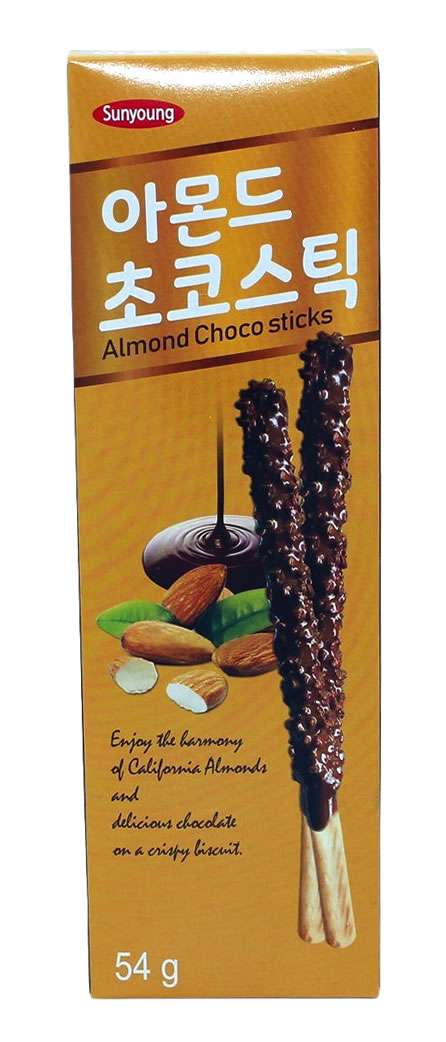 Sunyoung Almond Choco Sticks 54g