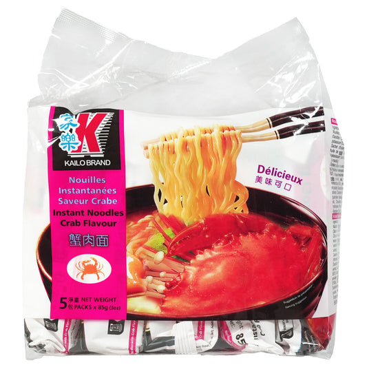 Kailo Brand Crab Flavour Instant Noodle 5er pack